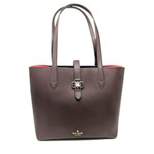 #174 NWT - Kate Spade Kaci Leather Tote Bag, Chocolate Cherry